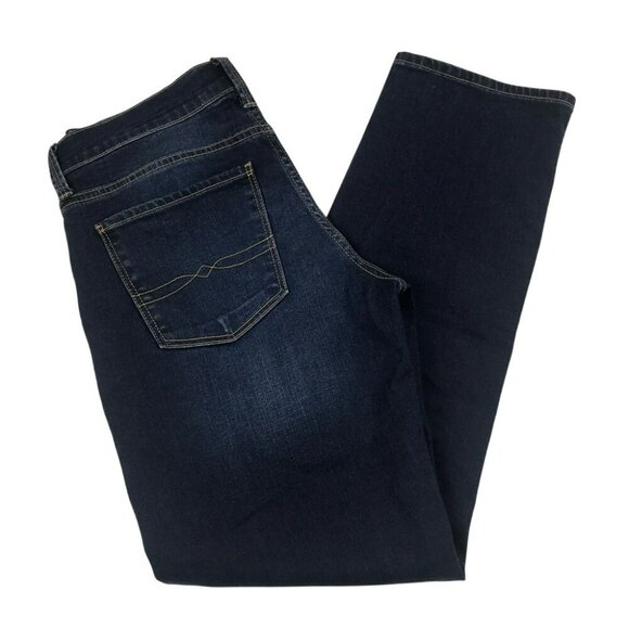 Lucky Brand Womens Mollie Crop Jeans Size 2 Dark Wash Denim Slim Straight - Picture 5 of 15